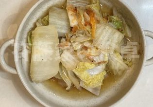 白菜と桜えびの炒め煮