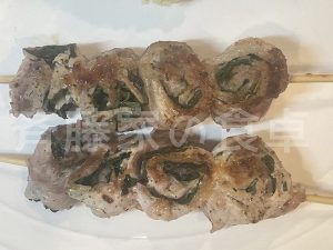 豚肉のしそ巻き